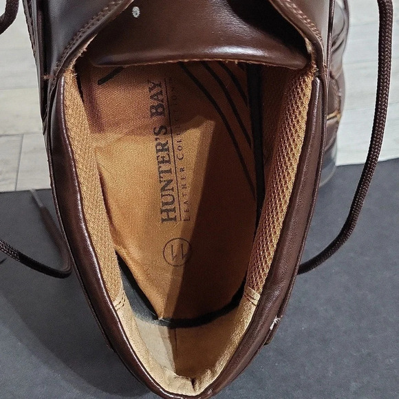 Hunter's Bay Size 11 Brown Casual Leather with Laces - Picture 8 of 8